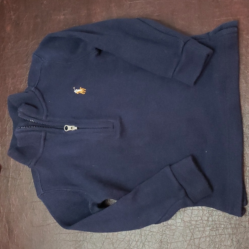 Ralph Lauren Cotton Interlock Quarter-Zip Pullover